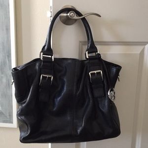 Michael Kors Black Leather Tote